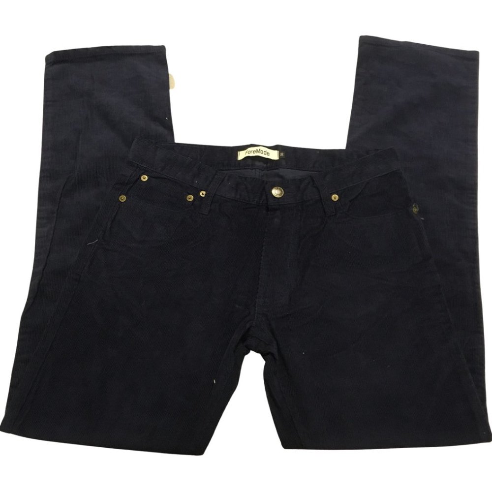 ForeMode Men's Corduroy Cotton Trouser Pants